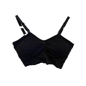 Kindred Bravely Black Seamless Nursing Bra Medium Support Maternity Lactation